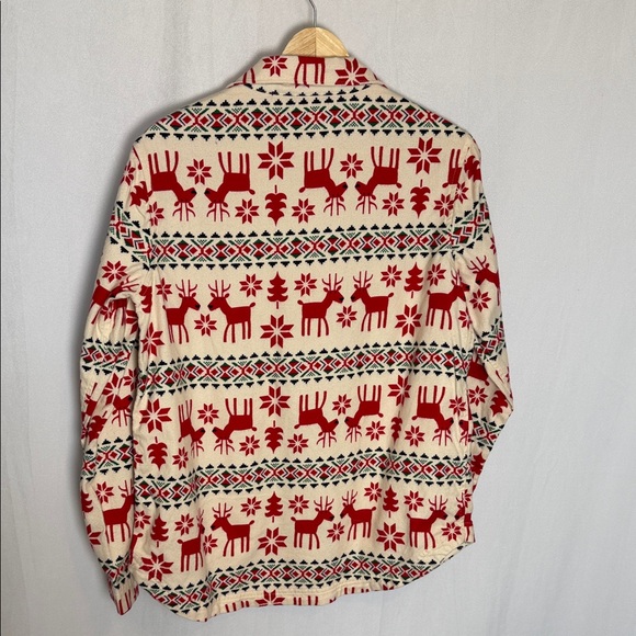 NWOT Hanna Andersson Women's Holiday Flannel Pajama Set Sz S Dear Deer Christmas - Picture 6 of 14